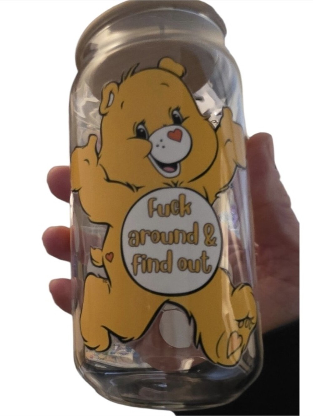 Custom Swearbear Yellow Lemons Tumbler